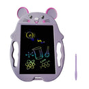 9 inch Children Cartoon Handwriting Board LCD Electronic Writing Board, Specification:Color Screen(Cute Mouse Grey)