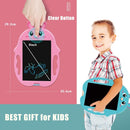 9 inch Children Cartoon Handwriting Board LCD Electronic Writing Board, Specification:Color Screen(Pink Rabbit)