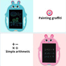 9 inch Children Cartoon Handwriting Board LCD Electronic Writing Board, Specification:Color Screen(Blue Rabbit)