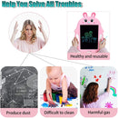9 inch Children Cartoon Handwriting Board LCD Electronic Writing Board, Specification:Color Screen(Pink Pig)