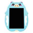 9 inch Children Cartoon Handwriting Board LCD Electronic Writing Board, Specification:Color Screen(Blue Pig)