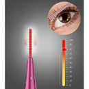 Digital Display Eyelash Curler Heating & Long-lasting Shaping Electric Eyelash Curler(White)