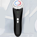 Facial Electronic Beauty Instrument Ultrasonic Ion Red And Blue Color Light Introduction Instrument(Pink)