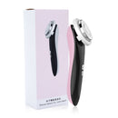 Facial Electronic Beauty Instrument Ultrasonic Ion Red And Blue Color Light Introduction Instrument(Pink)