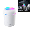 Colorful Cup Humidifier USB Car Air Purifier(White)