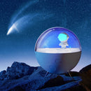 LED Guardian Astronaut Desk Lamp USB Night Light Bedside Lamp, Style:Regular(Blue)