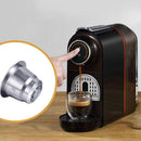 Reusable Stainless Steel Coffee Capsules with Multiple Filling Coffee Filters(Silver)