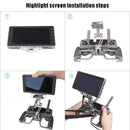 RCSTQ Tablet Bracket Aluminum Alloy Accessories for DJI Mavic Air 2 / Pro / 2 / Air / Mini / Spark, Colour: Triple-use