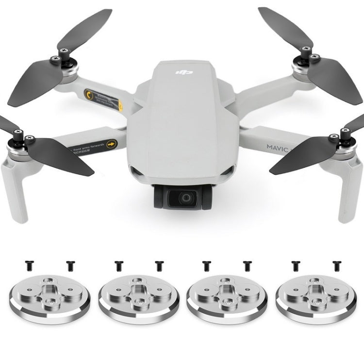 RCSTQ 4 PCS Motor Protective Cover Aluminum Alloy Motors Cap Protector with Blade Screw Set for DJI Mavic Mini