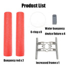 RCSTQ for DJI Mavic Air 2 Height Extender Landing Leg Buoyancy Rod(Red )