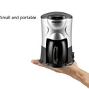 Homezest Household Small Coffee Machine Fully Automatic Portable Mini Single Cup Coffee Maker, Style:UK Plug(Black)