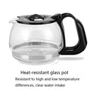 Homezest Household Small Coffee Maker Automatic Mini Drip Coffee Machine, Style:UK Plug(Black)