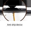 Homezest Household Small Coffee Maker Automatic Mini Drip Coffee Machine, Style:UK Plug(Black)