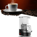 Homezest Household Small Coffee Maker Automatic Mini Drip Coffee Machine, Style:EU Plug(Black White)