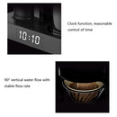 HOMEZEST Household Stainless Steel Mesh Coffee Machine Commercial Automatic Drip Coffee Maker, Style:UK Plug(White)
