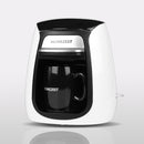 Homezest Household Mini Single Cup Coffee Pot Portable Ceramic Cup Automatic Coffee Machine, Style:UK Plug(White)