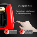 Homezest Household Mini Single Cup Coffee Pot Portable Ceramic Cup Automatic Coffee Machine, Style:UK Plug(Red)