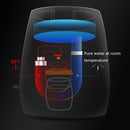 Homezest Household Mini Single Cup Coffee Pot Portable Ceramic Cup Automatic Coffee Machine, Style:UK Plug(Red)