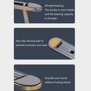 Oatsbasf Portable Storage Foldable Notebook Computer Bracket Heightening Fan Heater(Silver)