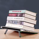 Oatsbasf Portable Storage Foldable Notebook Computer Bracket Heightening Fan Heater(Silver)