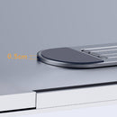 Oatsbasf Portable Storage Foldable Notebook Computer Bracket Heightening Fan Heater(Gray)