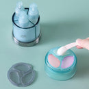 6 in 1 Portable Sub-bottling Transparent Cosmetic Spray Bottle(Elegant Gray)