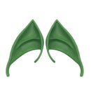 10 Pairs Halloween Elf Latex Ears Cosplay Props, Size:10cm(Green)