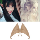 10 Pairs Halloween Elf Latex Ears Cosplay Props, Size:12cm(Complexion)