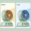 Office And Home Desktop Heaters Small Heaters Fast Electric Heaters Warm And Cold Dual Purpose, CN Plug(Aurora Green)