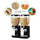 Multifunctional Double Head Cereal Dispenser Cereal Machine(Black)