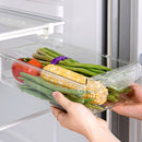 Refrigerator Storage Box Drawer Type Square Household Multifunctional Food Preservation Box, Specification: 1 Fresh Box