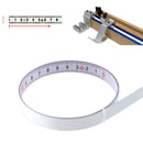 1m Sticky Scale Steel Ruler with Glue Scale Tape Measure Self-adhesive Ruler, Specification:Positive