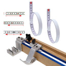 4m Sticky Scale Steel Ruler with Glue Scale Tape Measure Self-adhesive Ruler, Specification:Positive