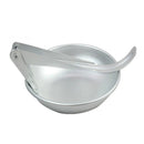 Outdoor Camping Picnic Aluminum Alloy Folding Spoon(Silver)