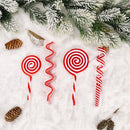 10 PCS Christmas Decorations Simulation Candy Christmas Tree Ornaments, Specification: Large Lollipop