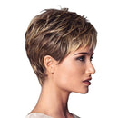 3 PCS Hair Care Wig Stands Heat Resistant Fiber Wig Short Haircut Curly Color Gradient Wigs Fashion