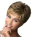 3 PCS Hair Care Wig Stands Heat Resistant Fiber Wig Short Haircut Curly Color Gradient Wigs Fashion
