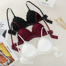 Triangle Cup Sexy Lace Girl without Rim Underwear Thin Section, Size:One Size(White)