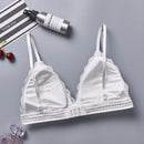 Triangle Cup Sexy Lace Girl without Rim Underwear Thin Section, Size:One Size(White)