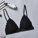 Triangle Cup Sexy Lace Girl without Rim Underwear Thin Section, Size:One Size(Black)