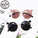 Fashion Kids Mouse Shape Sunglasses Children Tint Lens Ultraviolet-proof Polarized Sunglasses(Blue)