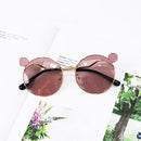 Fashion Kids Mouse Shape Sunglasses Children Tint Lens Ultraviolet-proof Polarized Sunglasses(Brown)