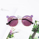 Fashion Kids Mouse Shape Sunglasses Children Tint Lens Ultraviolet-proof Polarized Sunglasses(Purple)