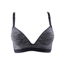 Women Gather Up Traceless Bra Sports Anti-Shake Size: 36/80AB(Black)