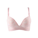 Women Gather Up Traceless Bra Sports Anti-Shake Size: A/B(Pink)