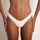 Sexy Women Cotton G String Thongs Low Waist Sexy Panties Ladies Seamless Underwear, Size:M(White)