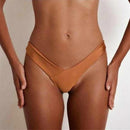 Sexy Women Cotton G String Thongs Low Waist Sexy Panties Ladies Seamless Underwear, Size:XL(Black)
