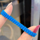100 PCS Colorful Child Cute Rubber Hair Band(Mixed color)