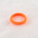 100 PCS Girls Kids Rubber Bands Ponytail Holder Elastic Hair Bands(Deep Orange)