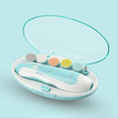 Electric Safe Nail Clipper Cutter Baby Nail Trimmer Manicure Pedicure Clipper Cutter(Green)